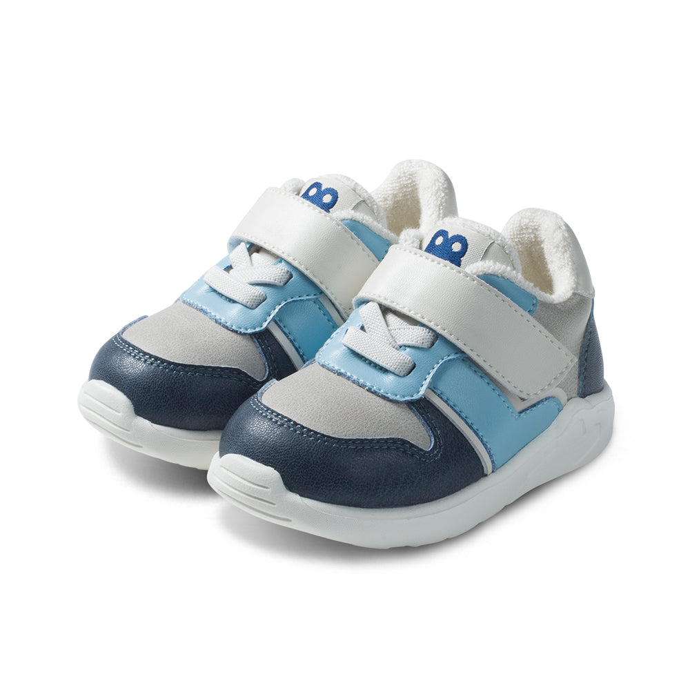 Innocently Soft Sole Non-Slip Pre-walker Blue Baby Sneakers-1