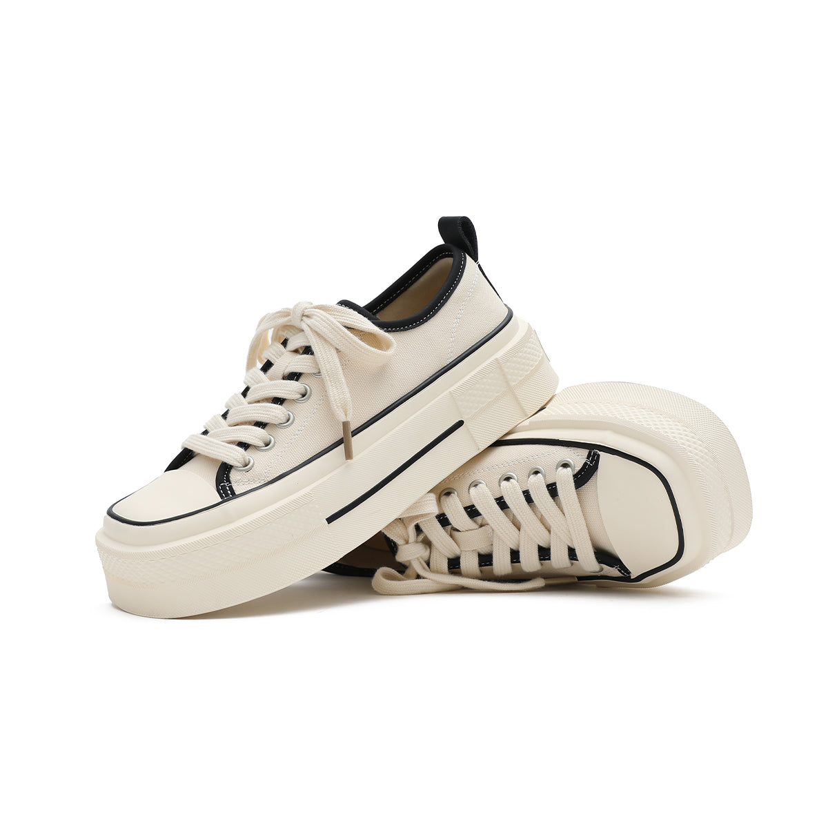 Low-Top Casual Flat Canvas Shoes-3